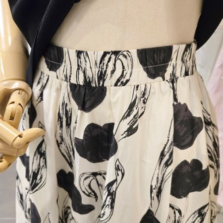 골지니트 플라워스커트 세트