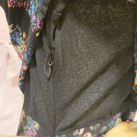 쉬폰 배색 원피스