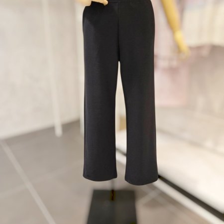 풀 밴딩 세미 와이드 팬츠