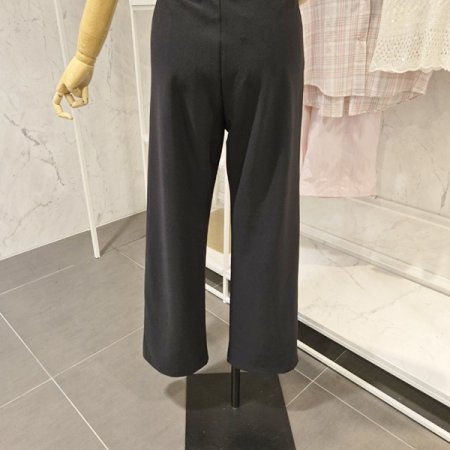 풀 밴딩 세미 와이드 팬츠