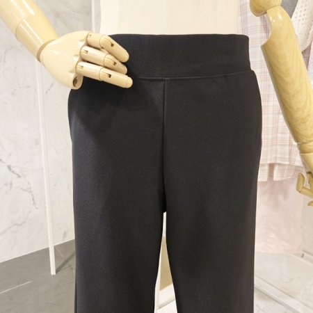 풀 밴딩 세미 와이드 팬츠