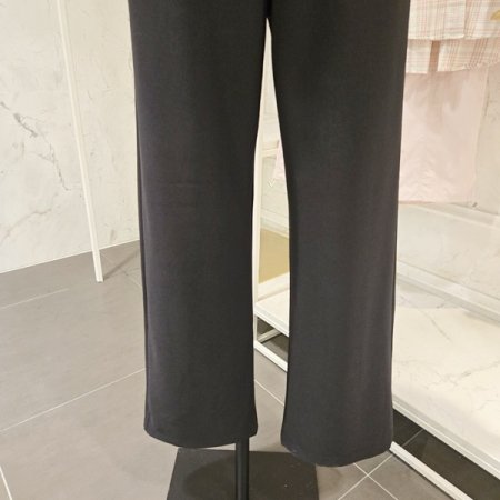 풀 밴딩 세미 와이드 팬츠