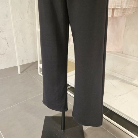 풀 밴딩 세미 와이드 팬츠