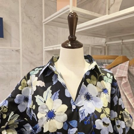 퍼프 벌룬소매 셔츠