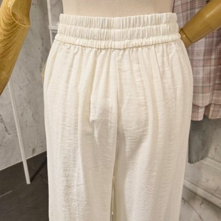 밴딩 통 7부 바지