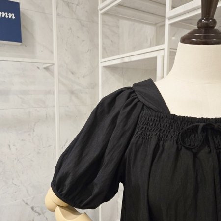 스퀘어넥 티 팬츠 투피스