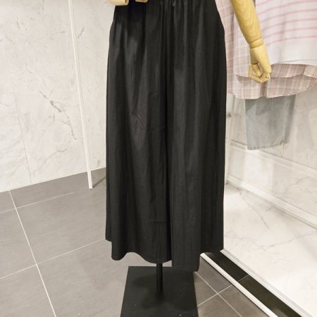 밴딩 통 와이드 팬츠