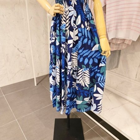 야자수 밴딩 원피스