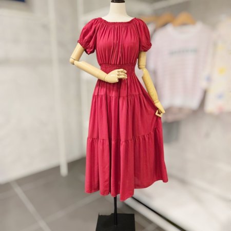 무지 밴딩 원피스