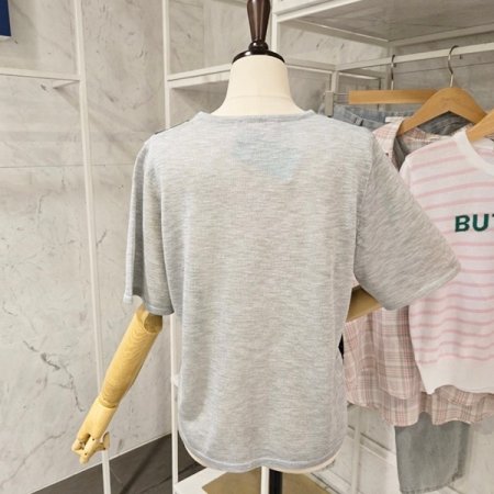 레이스 레이어드 니트