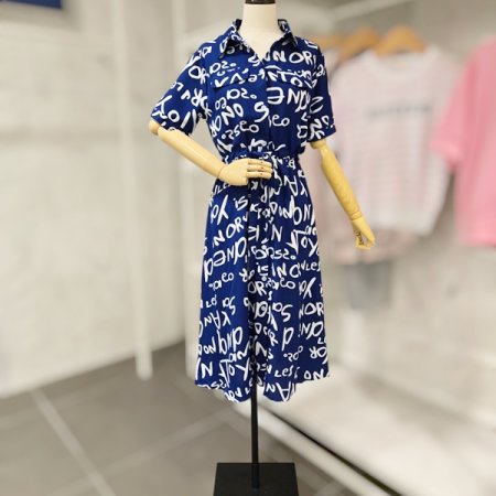 영문 레터링 원피스