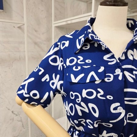 영문 레터링 원피스