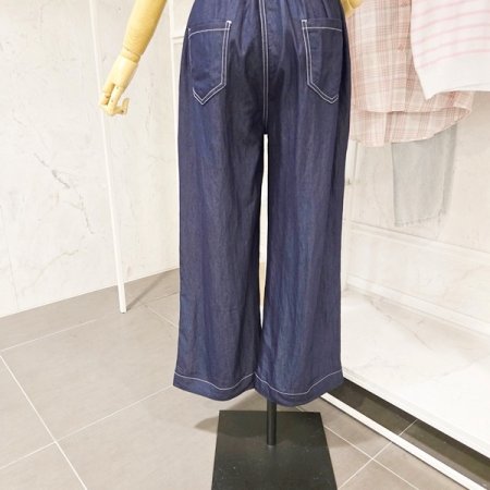 페이지플린 스티치 밴딩 와이드 팬츠