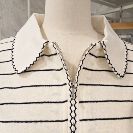 지퍼 카라 티셔츠