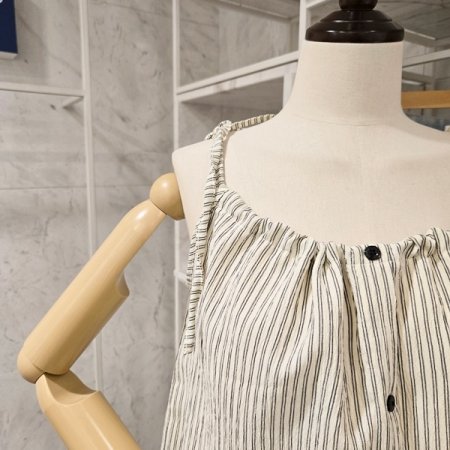 미니 스트라이프 투피스