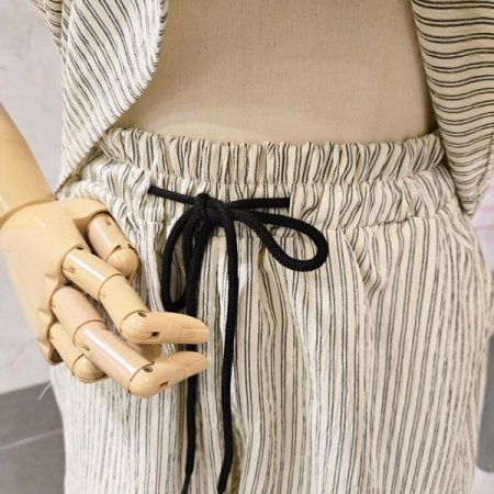 미니 스트라이프 투피스