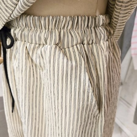 미니 스트라이프 투피스