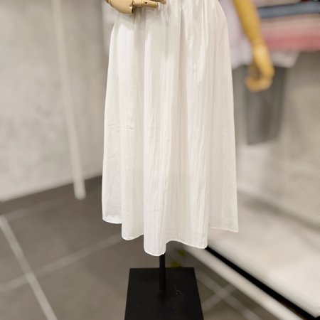 무지 밴딩 스커트