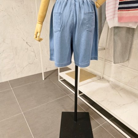 투 단추 밴딩 팬츠