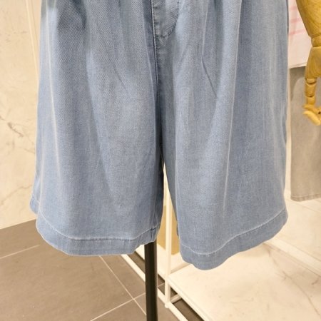 투 단추 밴딩 팬츠