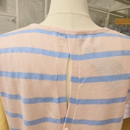 민소매 단 니트