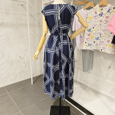 로프 벨트 민소매원피스