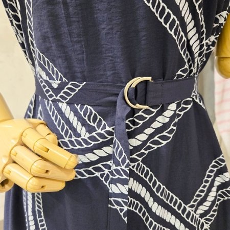 로프 벨트 민소매원피스