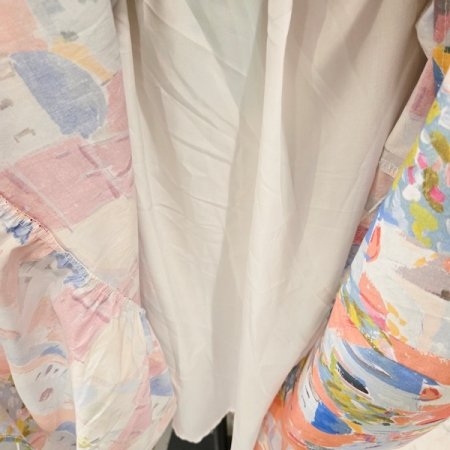 컬러 나염 밴딩 스커트