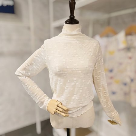 시스루 반목 티셔츠