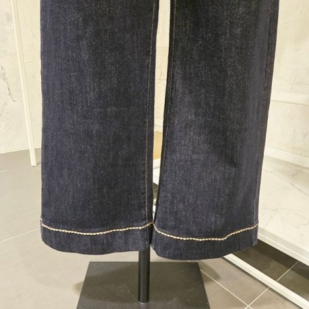 와이드 스판 청 팬츠