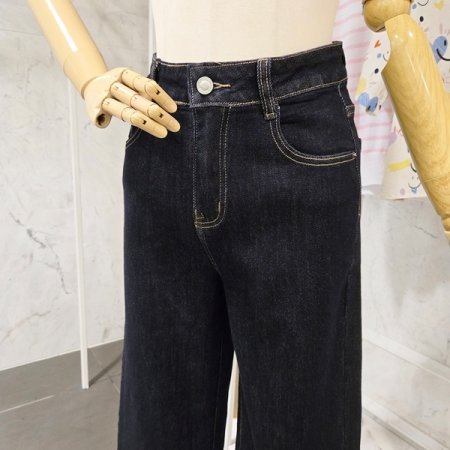 와이드 스판 청 팬츠