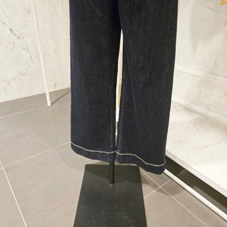 와이드 스판 청 팬츠