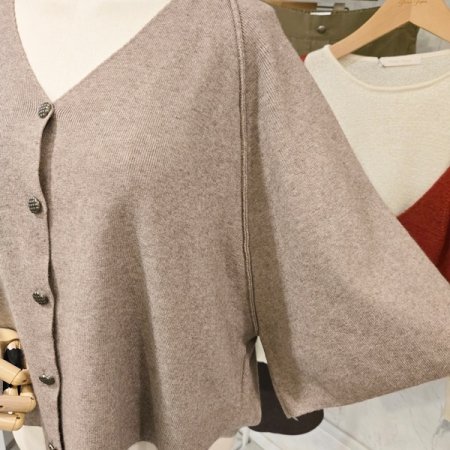 레글런 가오리핏 가디건