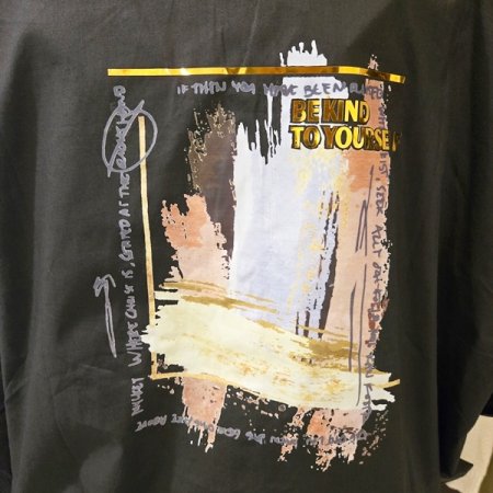 백 프린트 스트링 자켓