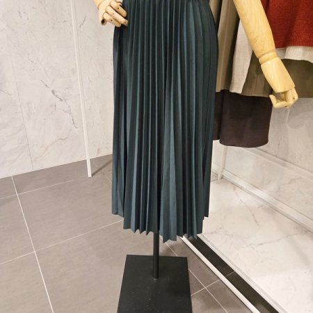 밴딩 플리츠 스커트