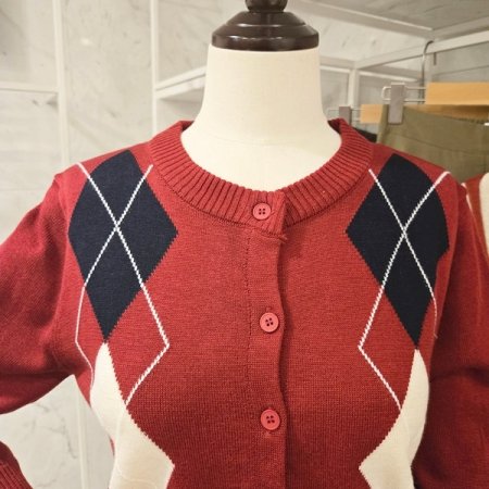 아가일 라운드 가디건