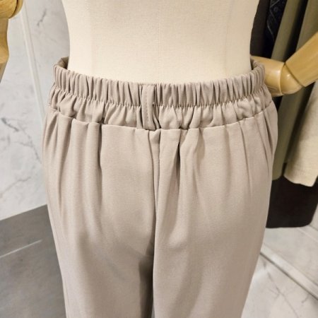 핀턱 밴딩 와이드 슬랙스