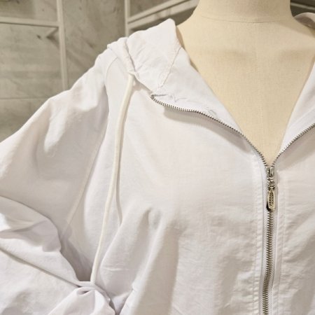 백 레터링 오버핏 집업점퍼