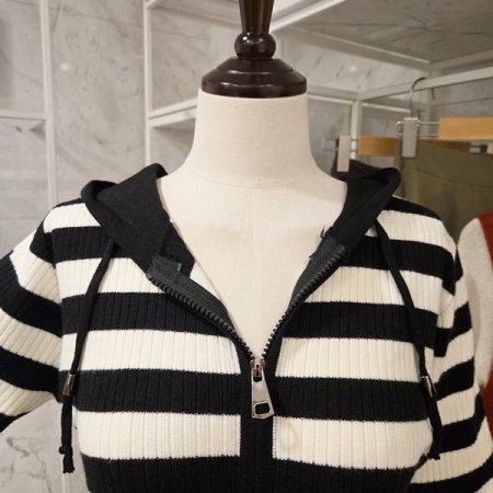 스트라이프 투웨이 가디건