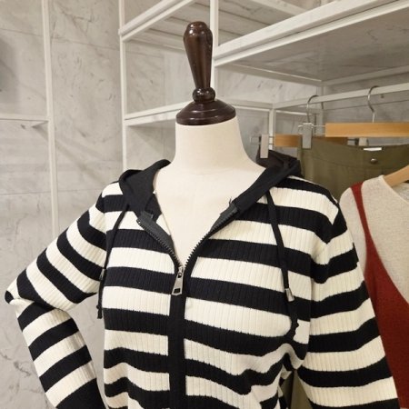 스트라이프 투웨이 가디건