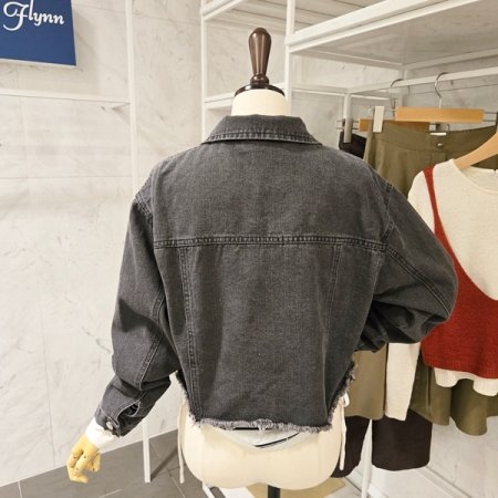 페이지플린 크롭 데님 자켓