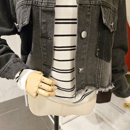 페이지플린 크롭 데님 자켓