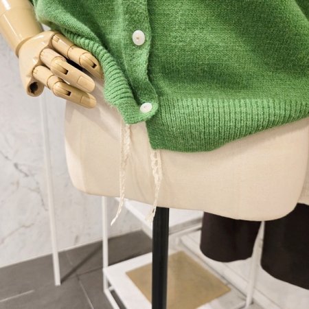 레이스 포인트 카라 가디건