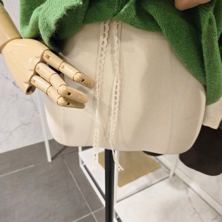 레이스 포인트 카라 가디건