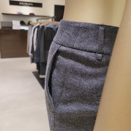 밑단트임 스판팬츠