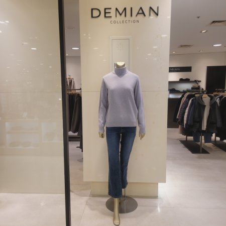 라쿤 모 혼방 기본 폴라니트