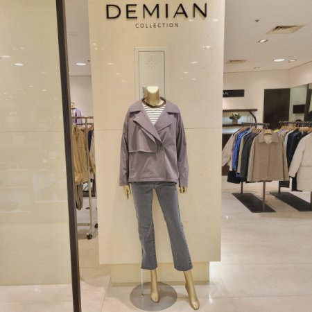 소프트 하프 트렌치 자켓