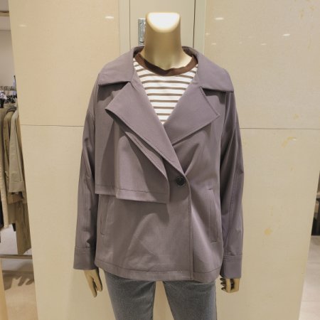 소프트 하프 트렌치 자켓