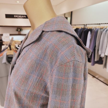 세일러카라 반오픈 블라우스