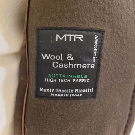 스티치 모캐시혼방 싱글 투버튼 롱코트